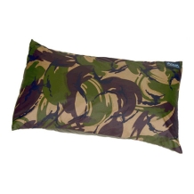 Aqua camo pillow cover