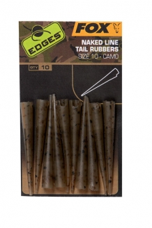 Fox Edges Camo Naked Line Tail Rubbers size 10 