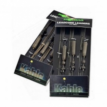 Korda Leadcore Leaders Heli x3 Gravel Brown