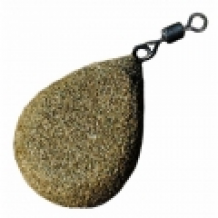 Textured coated flat pear swivel