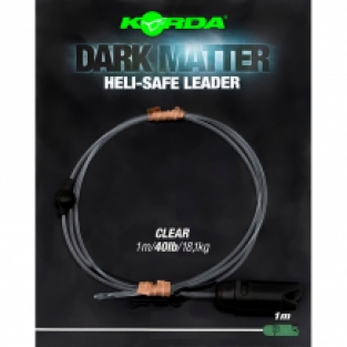 Korda Dark Matter Leader Heli Safe 40lb 1m