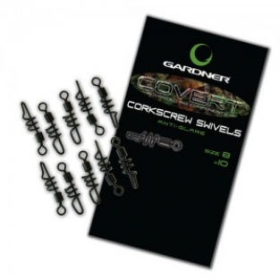 Gardner Covert Corkscrew swivels