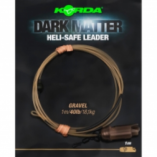 Korda Dark Matter Leader Heli Safe 40lb 1m