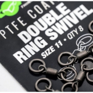 Korda PTFE Double Ring Swivel size 11 (8st)