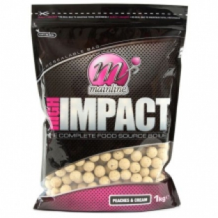 Mainline High Impact Boilies Peaches & Cream 3kg 15mm