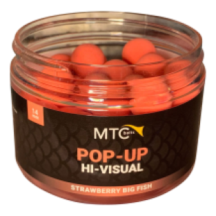 MTC Baits Strawberry Big Fish Hi visual pop ups