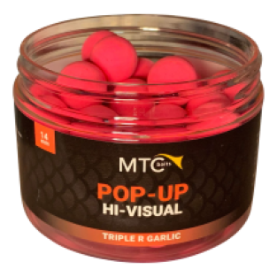 MTC Baits Hi-Visual Pop-Ups Triple R Garlic