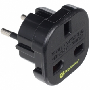 Ridgemonkey Vault UK 3 Pin to EU 2 Pin Travel Adaptor